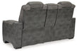 Next-Gen DuraPella Power Reclining Loveseat with Console - Furniture Bros & Mattress (Bolingbrook, IL)