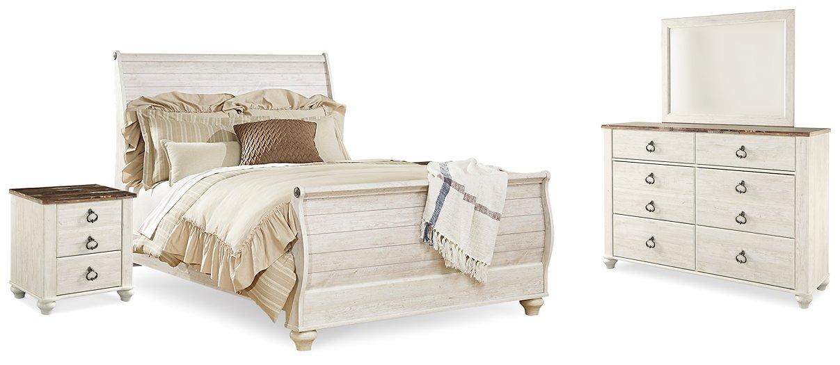 Willowton Bedroom Set - Furniture Bros & Mattress (Bolingbrook, IL)