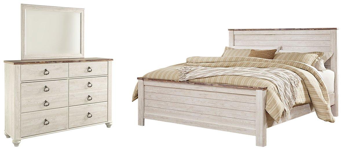 Willowton Bedroom Set - Furniture Bros & Mattress (Bolingbrook, IL)