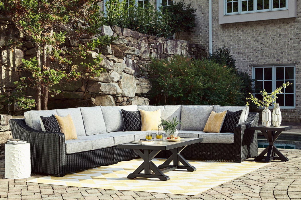 Beachcroft Outdoor Sectional - Furniture Bros & Mattress (Bolingbrook, IL)
