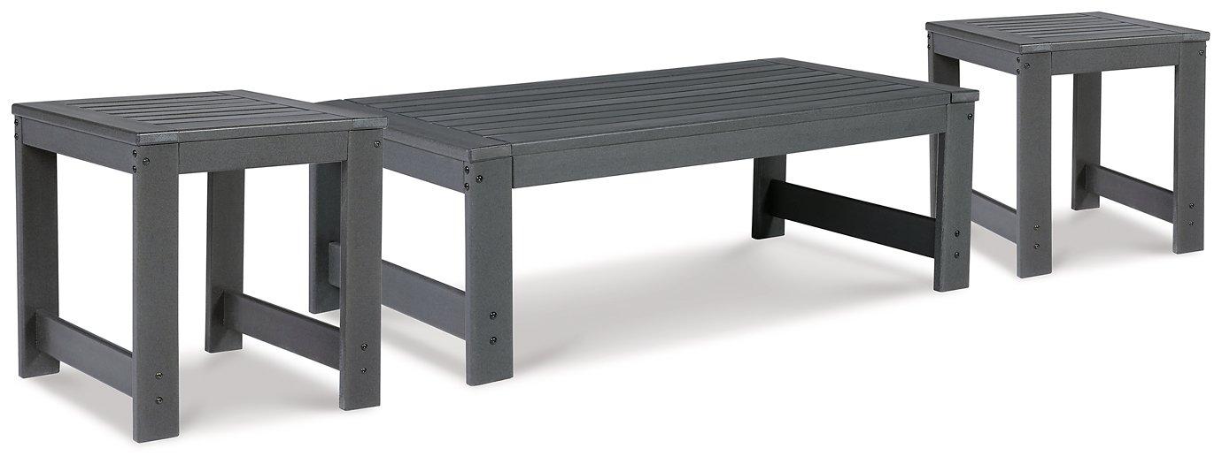 Amora Outdoor Occasional Table Set - Furniture Bros & Mattress (Bolingbrook, IL)