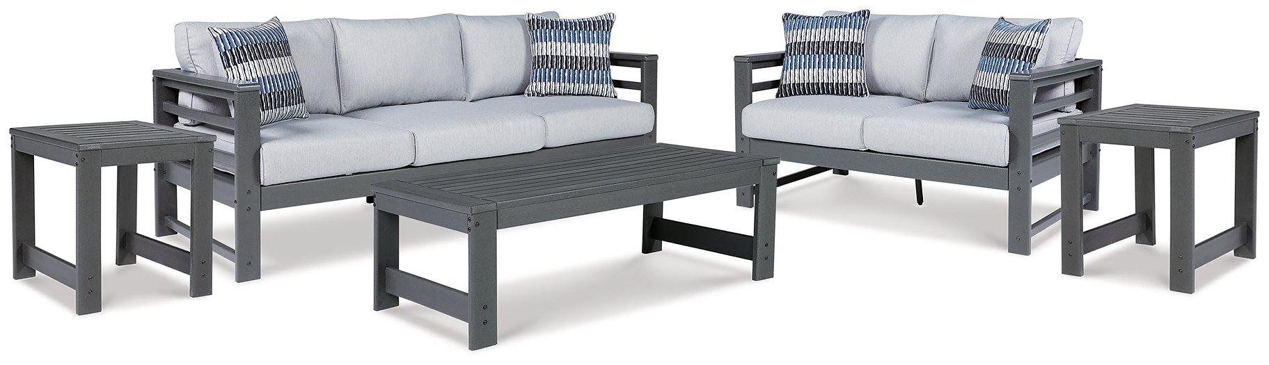 Amora Outdoor Seating Set - Furniture Bros & Mattress (Bolingbrook, IL)