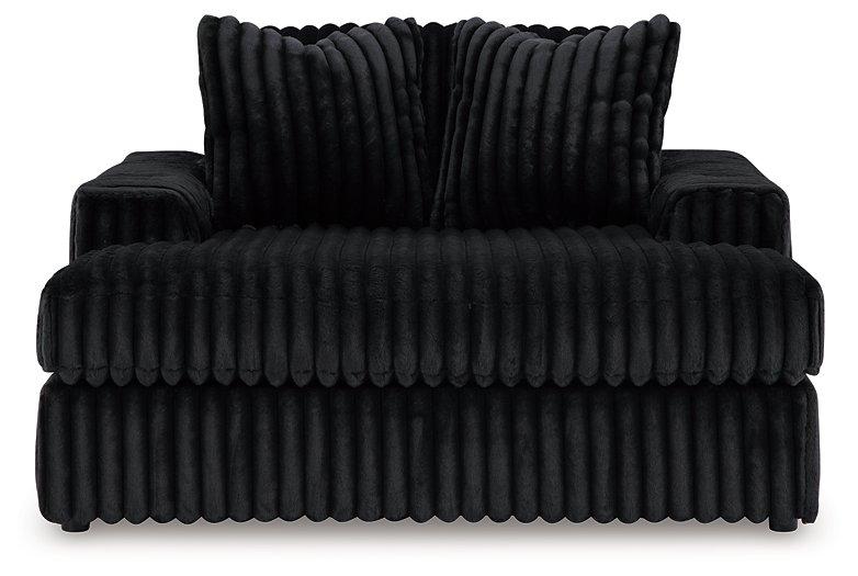 Midnight-Madness Oversized Chaise - Furniture Bros & Mattress (Bolingbrook, IL)