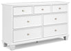Fortman Dresser and Mirror - Furniture Bros & Mattress (Bolingbrook, IL)
