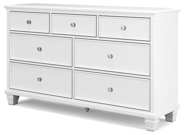 Fortman Dresser and Mirror - Furniture Bros & Mattress (Bolingbrook, IL)