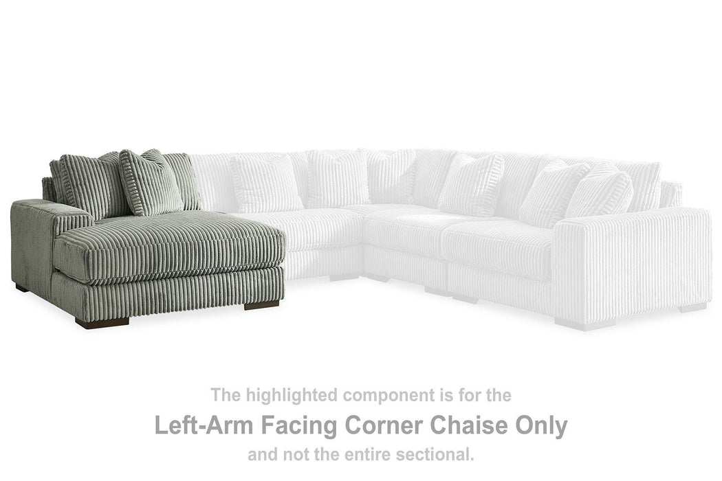 Lindyn Sectional with Double Chaise - Furniture Bros & Mattress (Bolingbrook, IL)