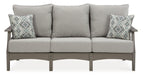 Visola Outdoor Sofa and Loveseat Set - Furniture Bros & Mattress (Bolingbrook, IL)
