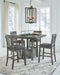 Hallanden Counter Height Dining Room Set - Furniture Bros & Mattress (Bolingbrook, IL)