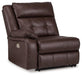 Punch Up Power Reclining Sectional Loveseat with Console - Furniture Bros & Mattress (Bolingbrook, IL)