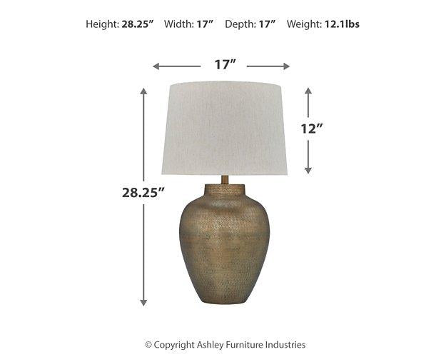 Madney Lamp Set - Furniture Bros & Mattress (Bolingbrook, IL)