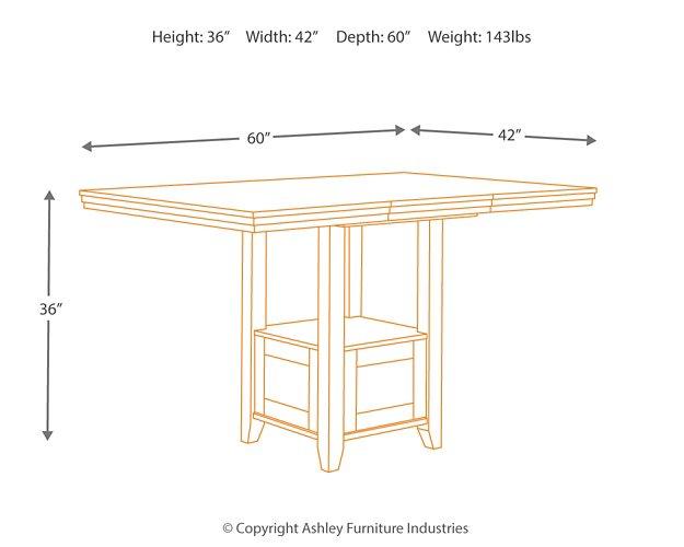 Ralene Counter Height Dining Set - Furniture Bros & Mattress (Bolingbrook, IL)