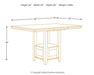 Ralene Counter Height Dining Set - Furniture Bros & Mattress (Bolingbrook, IL)
