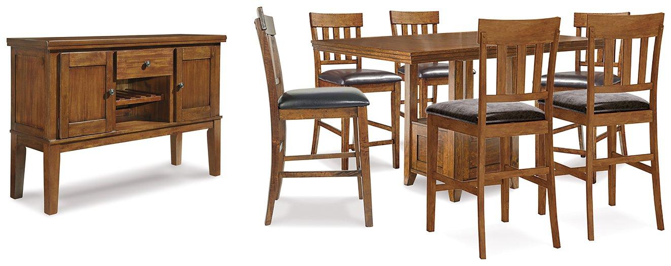 Ralene Counter Height Dining Set - Furniture Bros & Mattress (Bolingbrook, IL)