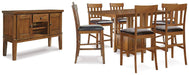 Ralene Counter Height Dining Set - Furniture Bros & Mattress (Bolingbrook, IL)