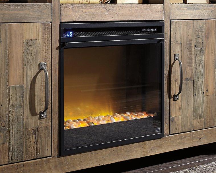 Wildenauer 76" TV Stand with Electric Fireplace - Furniture Bros & Mattress (Bolingbrook, IL)