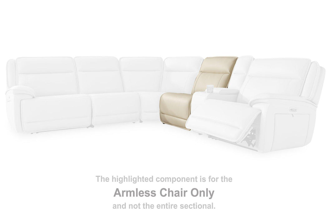 Double Deal Reclining Sectional with Console - Furniture Bros & Mattress (Bolingbrook, IL)