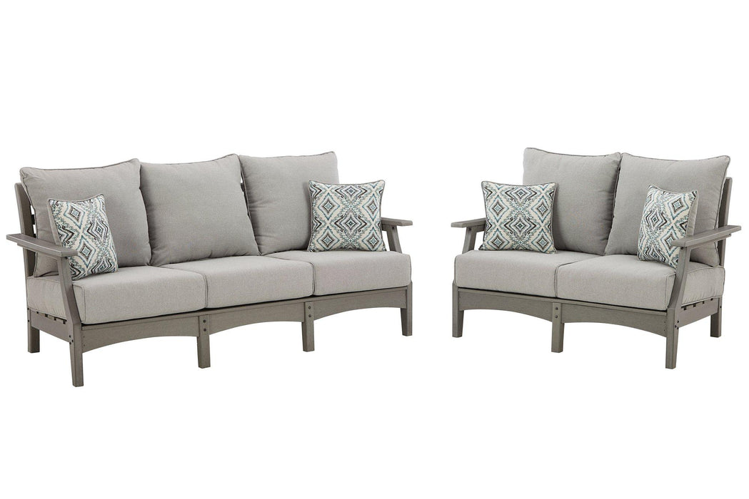 Visola Outdoor Seating Set - Furniture Bros & Mattress (Bolingbrook, IL)