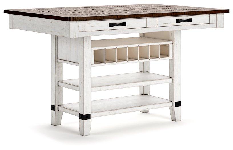 Valebeck Counter Height Dining Table - Furniture Bros & Mattress (Bolingbrook, IL)
