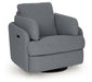Alainmont Next-Gen Nuvella Swivel Power Recliner - Furniture Bros & Mattress (Bolingbrook, IL)