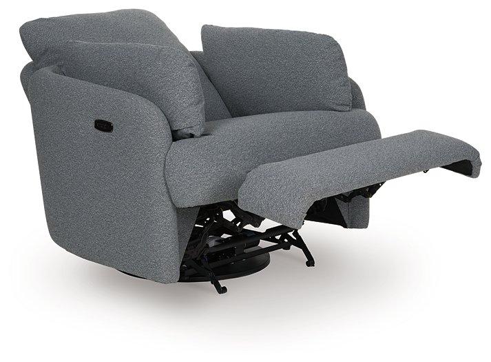 Alainmont Next-Gen Nuvella Swivel Power Recliner - Furniture Bros & Mattress (Bolingbrook, IL)