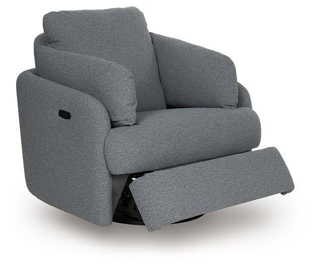 Alainmont Next-Gen Nuvella Swivel Power Recliner - Furniture Bros & Mattress (Bolingbrook, IL)