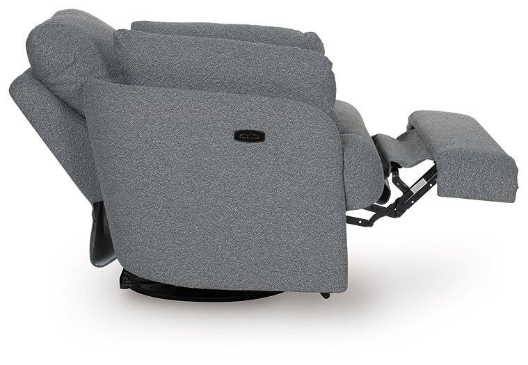 Alainmont Next-Gen Nuvella Swivel Power Recliner - Furniture Bros & Mattress (Bolingbrook, IL)
