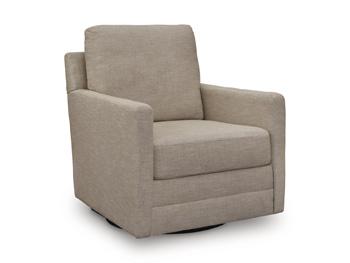 Freybourne Next-Gen Nuvella Swivel Accent Chair - Furniture Bros & Mattress (Bolingbrook, IL)