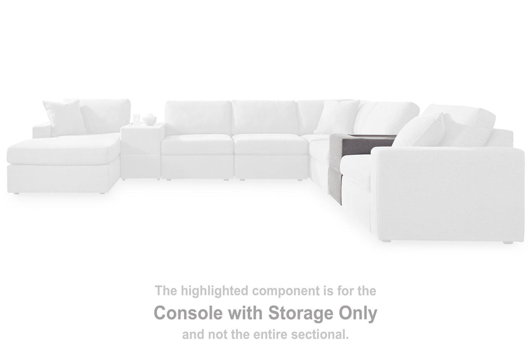 Modmax Balanced Sectional with Audio and Storage Consoles - Furniture Bros & Mattress (Bolingbrook, IL)