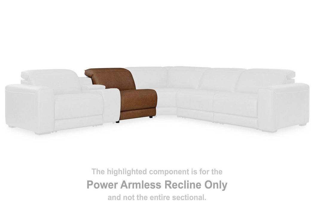 Magic Man Power Reclining Sectional - Furniture Bros & Mattress (Bolingbrook, IL)