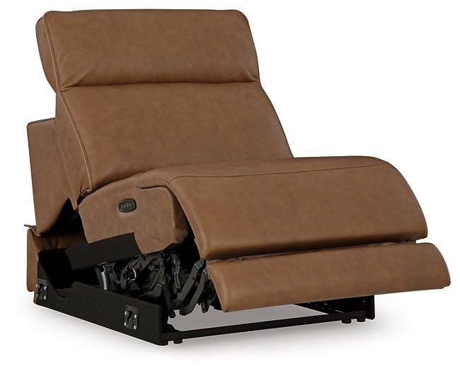Magic Man Power Reclining Sectional with Console - Furniture Bros & Mattress (Bolingbrook, IL)