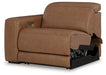 Magic Man Power Reclining Sectional Loveseat - Furniture Bros & Mattress (Bolingbrook, IL)
