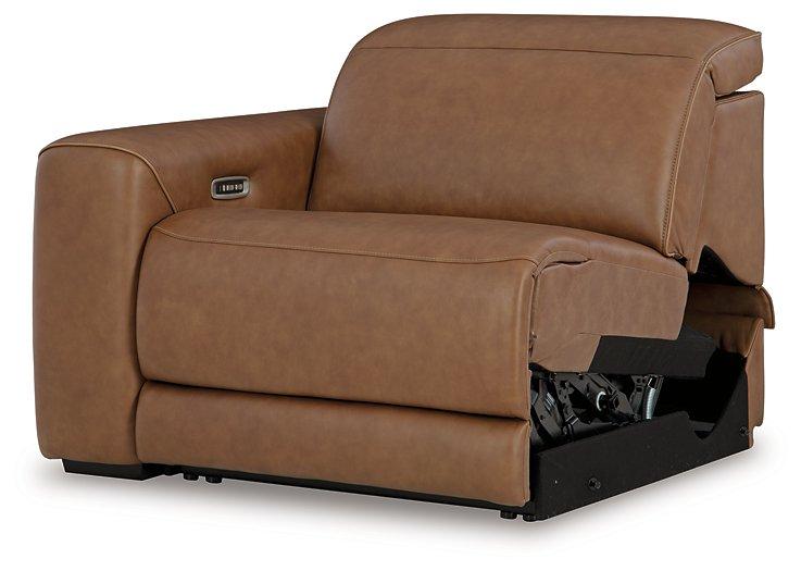 Magic Man Power Reclining Sectional Loveseat - Furniture Bros & Mattress (Bolingbrook, IL)