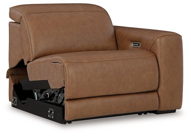 Magic Man Power Reclining Sectional Loveseat - Furniture Bros & Mattress (Bolingbrook, IL)