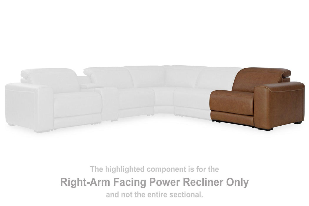Magic Man Power Reclining Sectional - Furniture Bros & Mattress (Bolingbrook, IL)