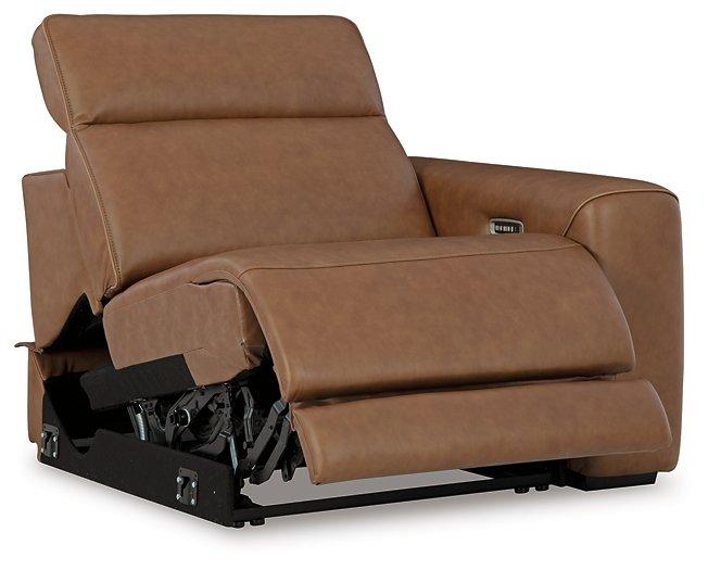 Magic Man Power Reclining Sectional Loveseat - Furniture Bros & Mattress (Bolingbrook, IL)