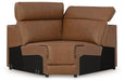 Magic Man Power Reclining Sectional with Console - Furniture Bros & Mattress (Bolingbrook, IL)