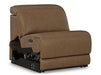 Magic Man Power Reclining Sectional with Console - Furniture Bros & Mattress (Bolingbrook, IL)
