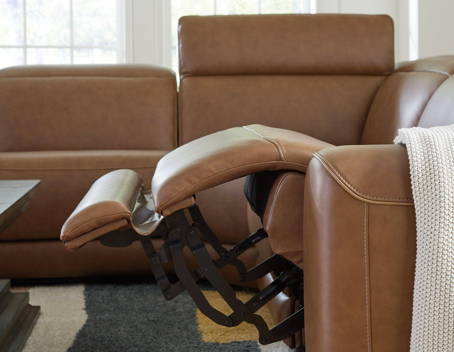 Magic Man Power Reclining Sectional - Furniture Bros & Mattress (Bolingbrook, IL)