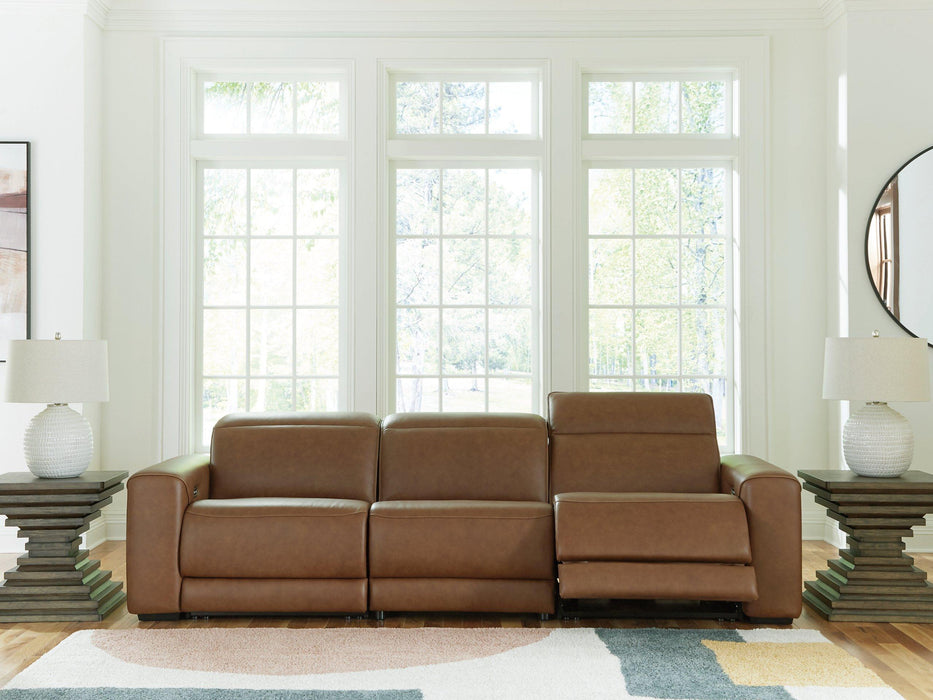 Magic Man Power Reclining Sectional Sofa - Furniture Bros & Mattress (Bolingbrook, IL)