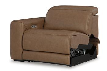Magic Man Power Reclining Sectional Loveseat - Furniture Bros & Mattress (Bolingbrook, IL)