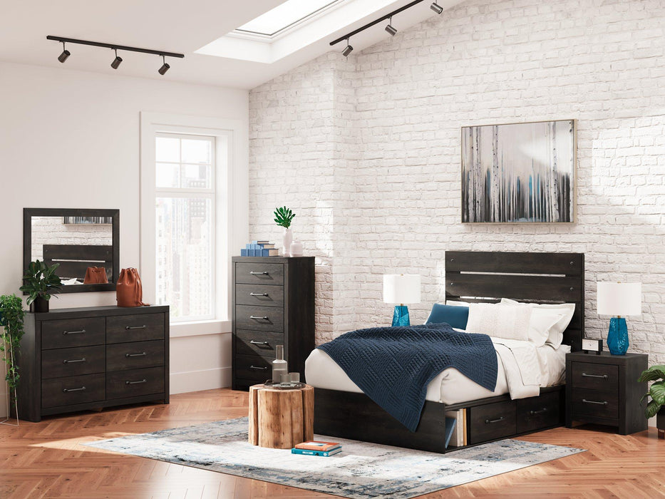 Hollivern Dresser and Mirror - Furniture Bros & Mattress (Bolingbrook, IL)