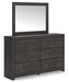 Hollivern Dresser and Mirror - Furniture Bros & Mattress (Bolingbrook, IL)
