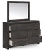 Hollivern Dresser and Mirror - Furniture Bros & Mattress (Bolingbrook, IL)