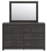 Hollivern Dresser and Mirror - Furniture Bros & Mattress (Bolingbrook, IL)
