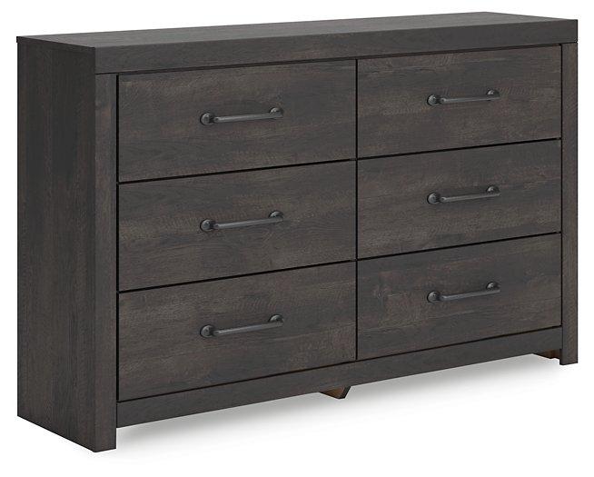 Hollivern Dresser and Mirror - Furniture Bros & Mattress (Bolingbrook, IL)