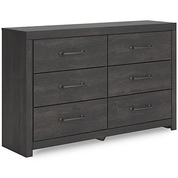 Hollivern Dresser and Mirror - Furniture Bros & Mattress (Bolingbrook, IL)