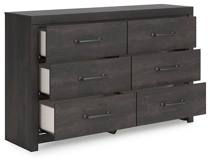 Hollivern Dresser and Mirror - Furniture Bros & Mattress (Bolingbrook, IL)