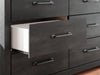 Hollivern Dresser and Mirror - Furniture Bros & Mattress (Bolingbrook, IL)