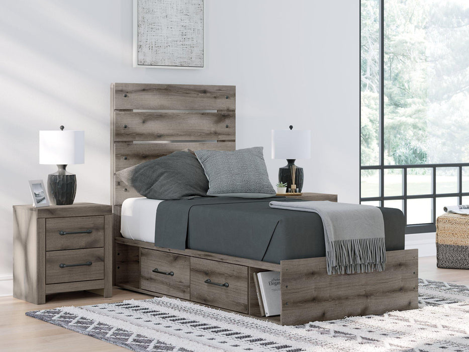 Graystorm Bed with Storage - Furniture Bros & Mattress (Bolingbrook, IL)