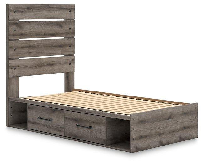Graystorm Bed with Storage - Furniture Bros & Mattress (Bolingbrook, IL)